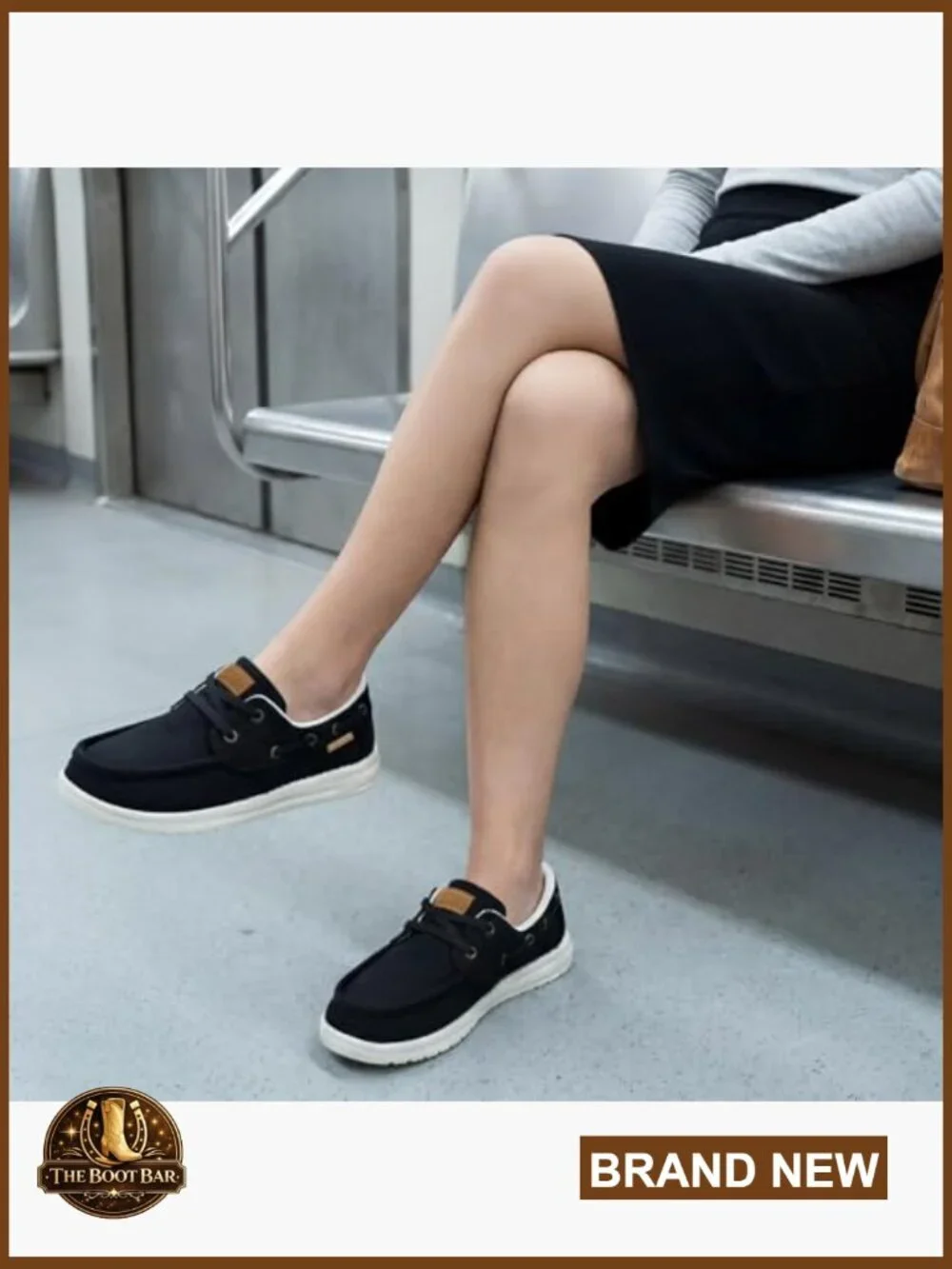 Canvas Loafers with Arch Support Orthopedic Insole for Wide Feet